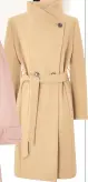  ??  ?? Monsoon Rita wrap collar long coat, £150
