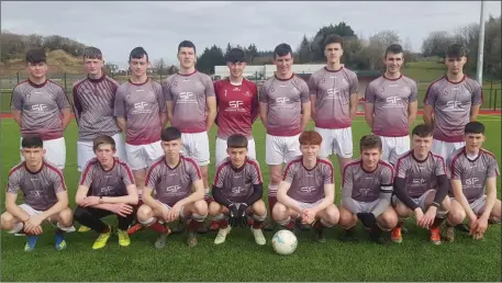  ??  ?? Grange PPS U19s have reached another Connacht FAI Schools Senior final. They beat Charlestow­n 7-1 on Thursday.