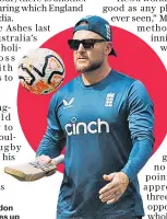  ?? ?? Relaxed: Brendon Mccullum eases up