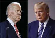  ?? The Associated Press ?? There are specifics to negative polling that offer insights into the weaknesses that Democrat Joe Biden, left, and Republican Donald Trump will need to address as their campaigns enter the summer.