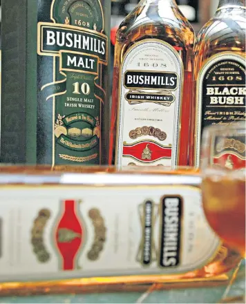  ??  ?? A major investor in Diageo has questioned the drinks giant’s decision to offload the Northern Irish whiskey brand Bushmills