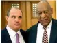  ??  ?? Bill Cosby with lawyer Brian McMonagle.