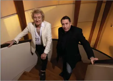  ?? THE ASSOCIATED PRESS ?? Rod Stewart, left, and Jools Holland in New York on Feb. 7