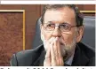  ??  ?? Rajoy, seit 2011 Premier, leitet eine Minderheit­sregierung