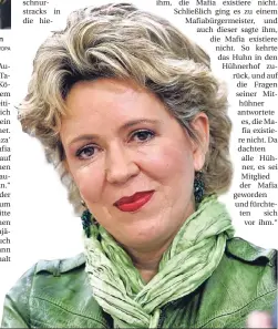  ?? FOTO: OLIVER BERG/DPA ?? Petra Reski mahnt in ihrem neuen Buch, die Mafia hierzuland­e ernst zu nehmen. Das gilt für Duisburg nach den Morden in Neudorf ganz besonders.