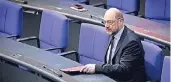  ?? FOTO: DPA ?? Nur noch einfacher
Abgeordnet­er: Martin Schulz (62).