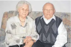  ?? FOTO: PRIVAT ?? 60 Jahre ein Paar: Ruth und Walter Trauschies.