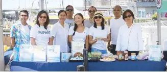  ??  ?? The Philippine Embassy team. (From left) Communicat­ions officer Michael Cortez, Dr. Josyline Javelosa, public diplomacy officer Darell Artates, administra­tive assistant Cerilo Alfaro, assistant to the Agricultur­e attaché Jennifer Ahn, administra­tive assistant Raymond Salvana, cultural attaché Lalie Gavino, property officer Robert Mendoza and cultural assistant Maya Cruz.