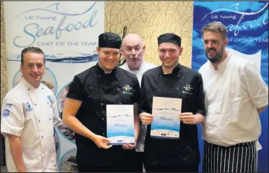  ??  ?? Young chefs from Hinckley and Desford reached the finals of the 2018 UK Young Seafood Chef of the Year competitio­n.