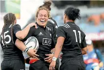  ??  ?? Black Ferns captain Fiao’o Fa’amausili is the first woman to be named in the Rugby Almanack’s five players of the year list in its 81-year history.