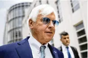  ?? JOHN MINCHILLO / AP 2021 ?? The New York Racing Associatio­n on Thursday suspended noted horse trainer Bob Baffert for one year for repeated medication violations.