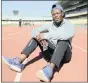  ?? PICTURE: NHLANHLA PHILLIPS ?? SPEED MERCHANT: Simon Magakwe was the first South African sprinter to run 100m in less than 10 seconds.