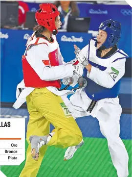  ?? ?? María del Rosario Espinoza espera más adelante volver al tatami.