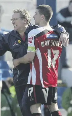  ?? ?? Nick Montgomery was given his senior football debut at Sheffield United by Neil Warnock. The pair will meet again tomorrow when Hibs travel to Pittodrie to take on Aberdeen on league duty