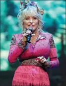  ?? ?? icon: Shining light and music legend Dolly isn’t afraid to let it all hang out