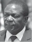  ??  ?? Vice President Emmerson Mnangagwa