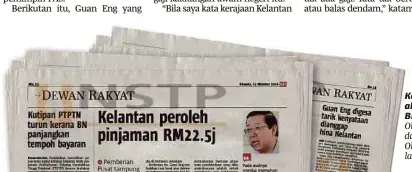  ??  ?? Keratan akhbar BH 23 Oktober dan 25 Oktober lalu.