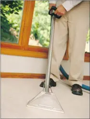  ??  ?? Cleaning your home’s carpets on a regular basis will help prolong their life, so it’s worth the time, effort and expense.