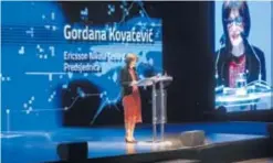  ?? BORNA FILIĆ/PIXSELL ?? Čelnica ENT-a Gordana Kovačević