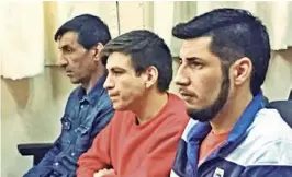  ??  ?? Los tres implicados en el violento robo ya fueron procesados.