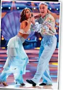  ?? ?? Voted off: Greg Wise and Karen Hauer dance the samba