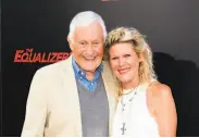  ?? Valerie Macon / AFP via Getty Images 2018 ?? Orson Bean and his wife, actress Alley Mills, attend “The Equalizer 2” premiere in Hollywood in 2018.