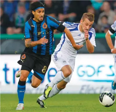  ?? (Reuters) ?? ISRAEL AND Club Brugge midfielder Lior Refaelov (left) will take the next step in his recovery from injury when he faces Standard Liege and its Israeli coach Guy Luzon in Belgian league action on Sunday.
