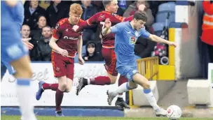  ?? Www.mphotograp­hic.co.uk ?? ●●Jake Kirby. Stockport County FC 1-0