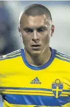  ??  ?? Victor Lindelof in action for Sweden