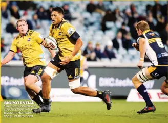  ??  ?? BIG POTENTIAL Sam Lousi could be a special player who gives the Hurricanes the grunt they need.