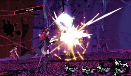  ??  ?? Kasumi looks elegant swinging a rapier, but Royal updates gunplay by allowing you to buy elementall­y charged bullets that can inflict status effects on foes