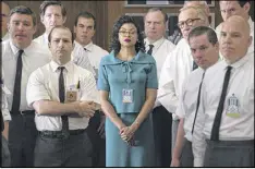  ??  ?? Taraji P. Henson as Katherine Johnson in a scene from “Hidden Figures.”