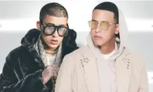  ??  ?? Bad Bunny y Daddy Yankee viven un buen momento.