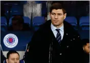  ??  ?? Rangers manager Steven Gerrard