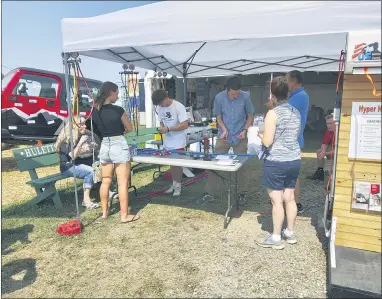  ?? MEDIANEWS GROUP ?? Students demonstrat­e trade skills in the BOCES CTE tent at the Washington County Fair.