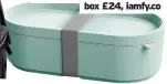  ??  ?? box £24, iamfy.co