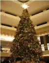  ?? ?? Century Park Hotel holds its annual tree lighting event.