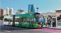  ?? VIA Metropolit­an Transit ?? VIA’s planned green line could redefine mobility in San Antonio.