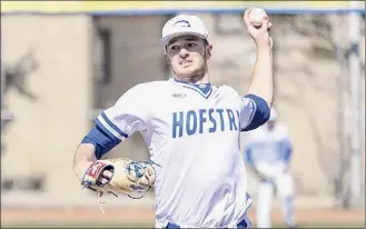  ?? Courtesy of Hofstra ?? Hoosic Valley star John Rooney said he became negative when the pandemic hit.