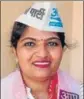  ?? ?? AAP’s Nisha Kano Vangha defeated BJP-JJP’s Pooja Garg by a narrow margin of 101 votes to win the president’s post in Ismailabad MC.