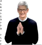  ??  ?? Tim Cook
Ceo de aPPle