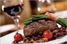  ?? PHOTO COURTESY OF III FORKS ?? The three course “Dinner for Two” is $80 every day from 5-10 p.m. at III Forks Steakhouse in Palm Beach Gardens.