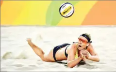  ?? AFP ?? Germany’s Karla Borger playing at the Rio 2016 Olympic Games.