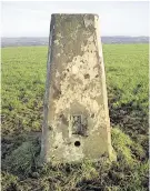  ?? NEIL OWEN ?? “I suspect most people will know of the trig point – the triangulat­ion pillar,” says Mr Owen