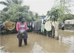  ??  ?? Haiti was among the areas badly hit by Hurricane Irma