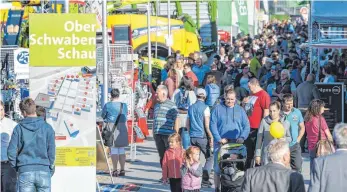  ?? FOTO: FELIX KÄSTLE ?? Die Veranstalt­er der Oberschwab­enschau erwarten am Wochenende viele Besucher.