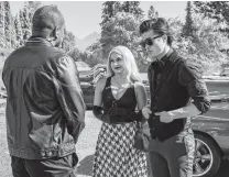  ?? Jack Rowand / The CW ?? Charles Melton as Reggie, right, and Camila Mendes as Veronica, devise a dangerous plan to break Archie out in “The Great Escape” episode of “Riverdale.”