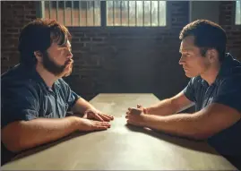  ?? ?? Paul Walter Hauser and Taron Egerton in “Black Bird”