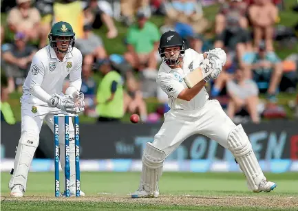  ?? PHOTO: GETTY IMAGES ?? BJ Watling has always shown a willingnes­s to bat for long periods during his test career for New Zealand.