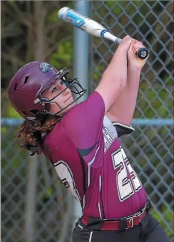  ?? DIGITAL FIRST MEDIA FILE ?? Garnet Valley catcher Lindsey Hunt had another dominant season at the dish and behind it to earn All-Delco honors for the second year in a row.